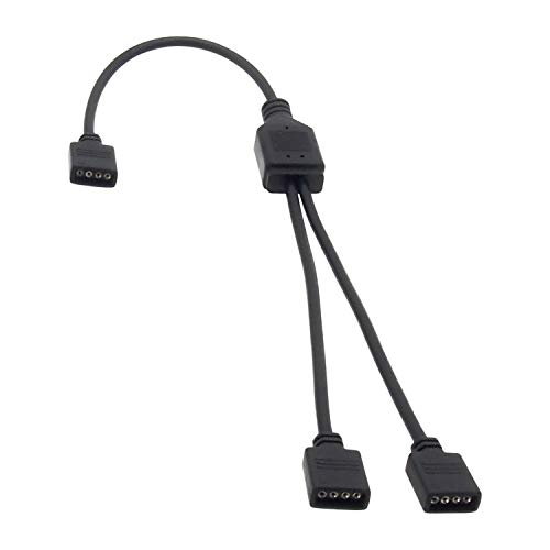 各4本 RGBケーブル Amazon | オーディオファン RGB LED用 分岐ケーブル 2分岐 4ピン